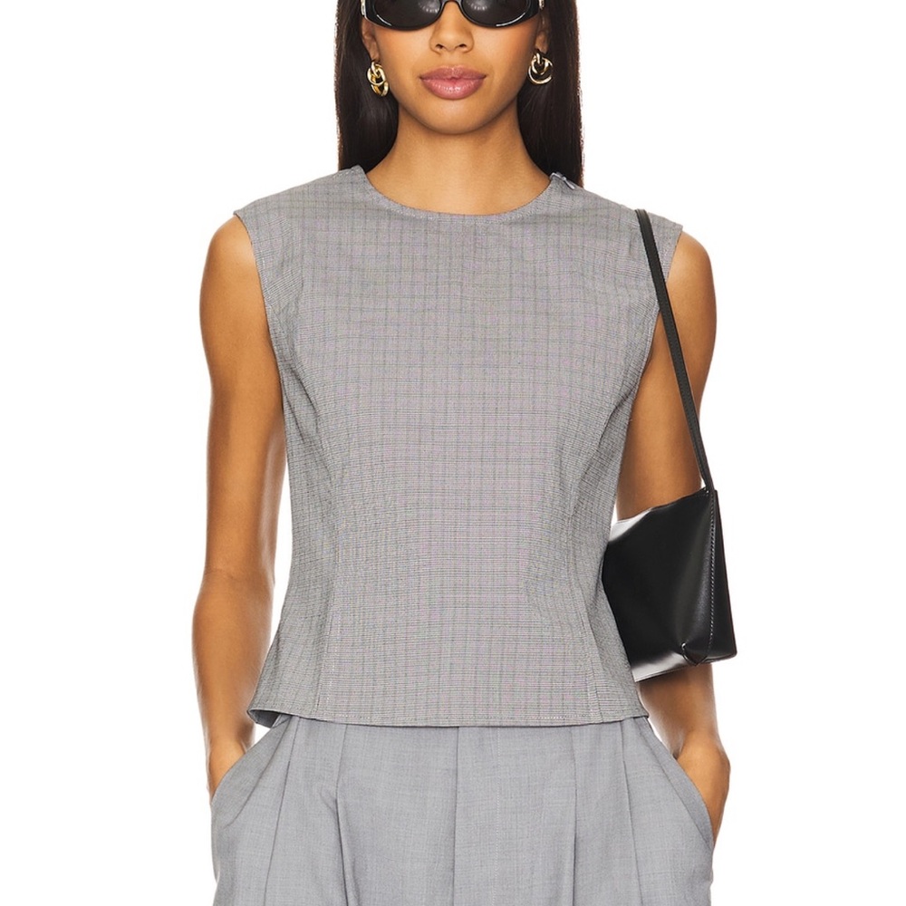 Lioness Countryside Top in Onyx Gingham